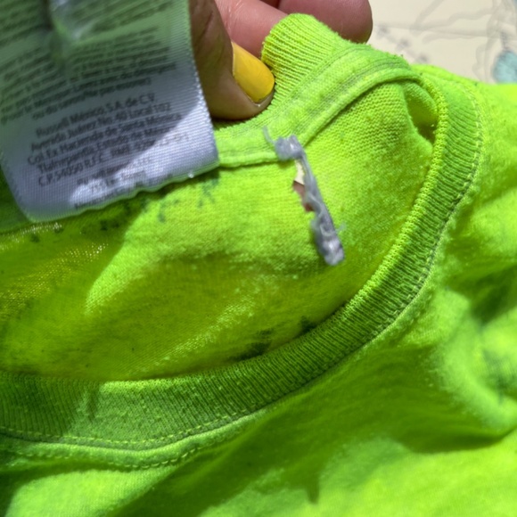 Vintage 80s Neon Niagara Falls Tie Dye Tee Shirt - Picture 4 of 5